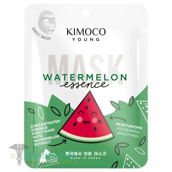 Kimoco Young Concentrated Essence Watermelon Sheet Mask, 25ml