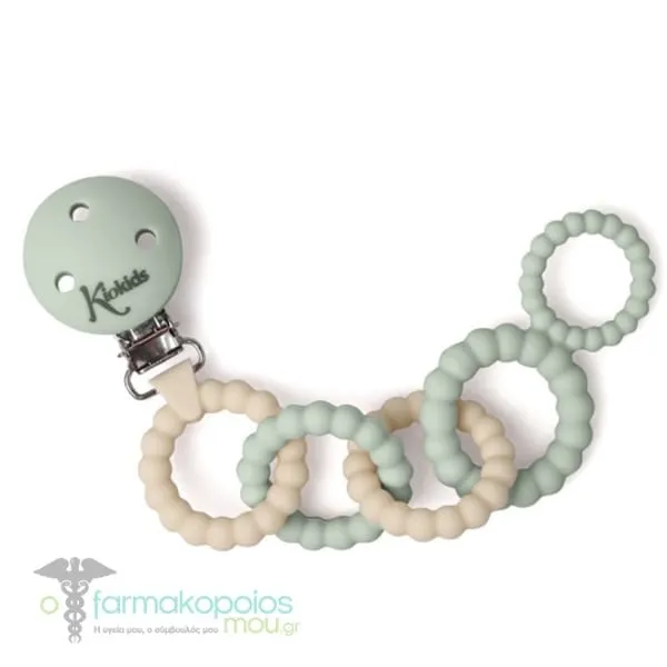 Kiokids Κλιπ Πιπίλας Σιλικόνης 0m+, 1τεμ