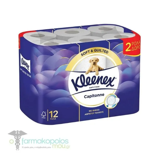 Kleenex Toilet Paper Capitonne (10+2 Free), 12pcs