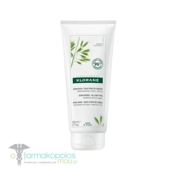 Klorane Ultra-Gentle Oat Milk Conditioner, 200ml