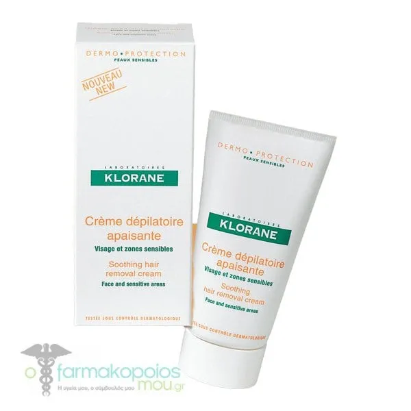Klorane Soothing Hair Removal Cream, 75ml