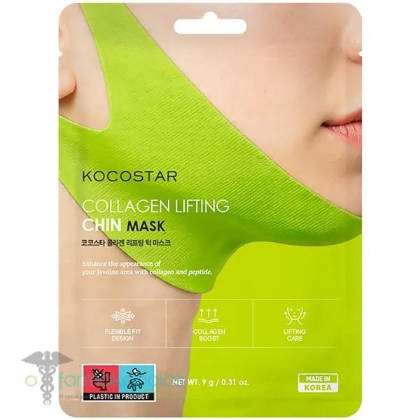Kocostar Collagen Lifting Chin Mask Μάσκα Σύσφιγξης για το Πιγούνι, 1τεμ