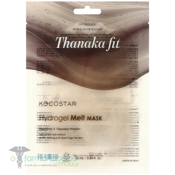 Kocostar Thanaka Fit Hydrogel Melt Mask Μάσκα Προσώπου για Βελτίωση της Υφής της Επιδερμίδας, 1τεμ