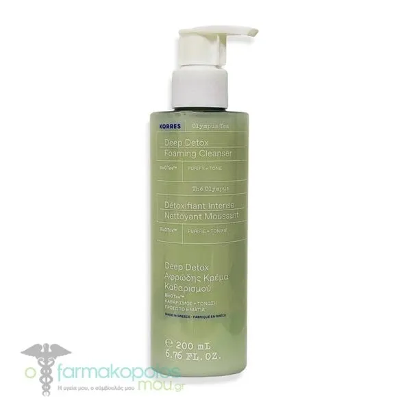 Korres Olympus Tea Face Cleansing Foaming Cream, 200ml