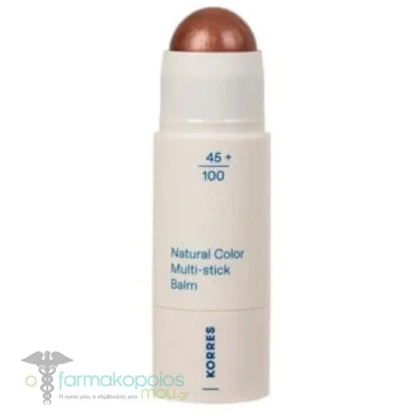 Korres Aegean Bronze Natural Color Multi-Stick Balm Healthy Glow, 1pc