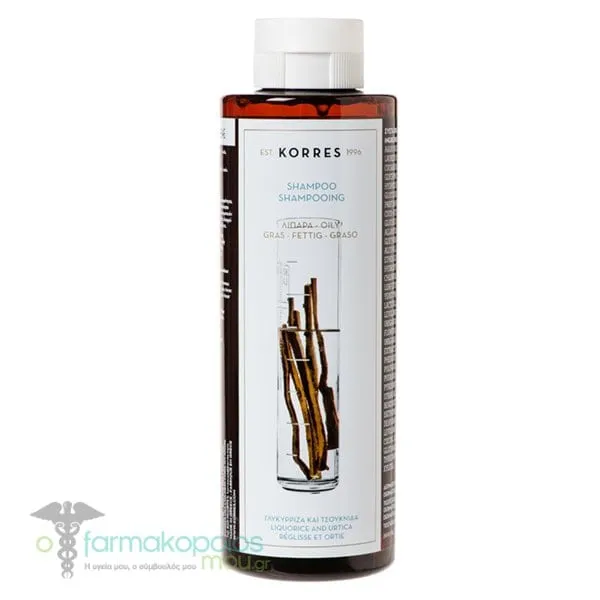Korres Urtica & Liquorice Shampoo for Oily Hair, 250ml
