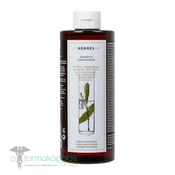 Korres Dandruff & Dryness Shampoo with Laurel & Echinacea, 400ml