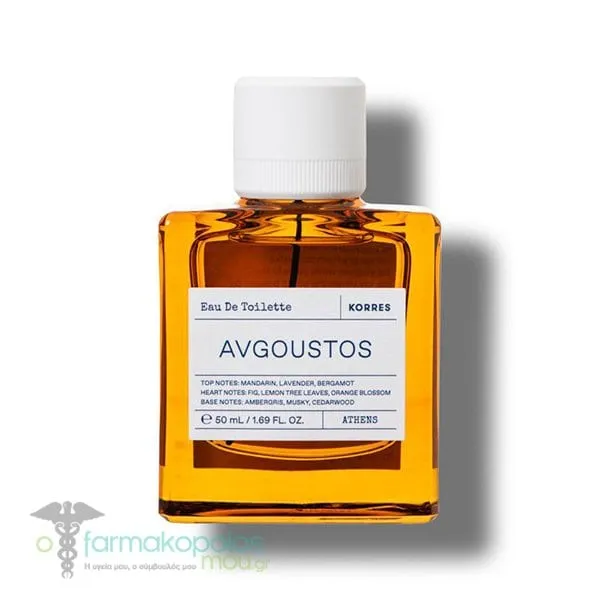Korres Avgoustos Eau De Toilette, 50ml