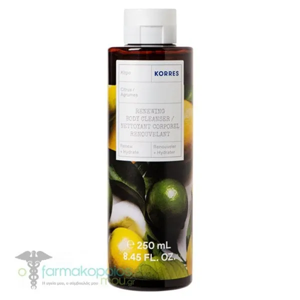 Korres Renewing Body Cleanser Citrus, 250ml