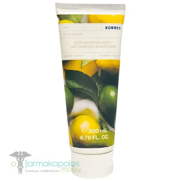 Korres Body Smoothing Milk Citrus, 200ml