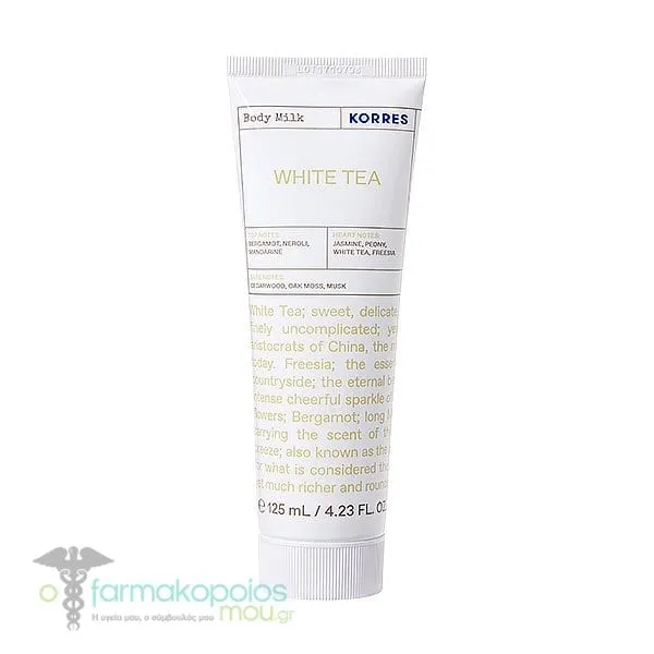 Korres Body Milk White Tea, 125ml