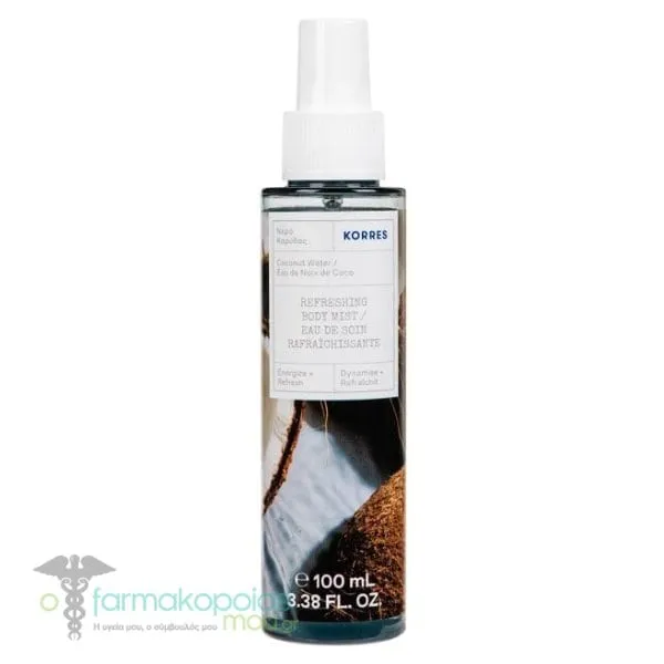 Korres Body Mist Coconut Water, 100ml