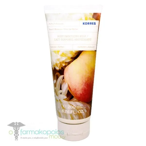 Korres Body Smoothing Milk Peach Blossom, 200ml