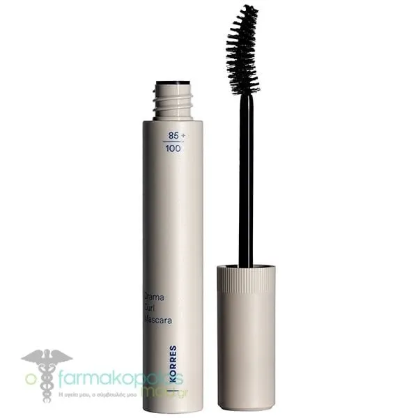 Korres Drama Curl Mascara Μάσκαρα για Έντονο Όγκο, 13ml - 01 BLACK
