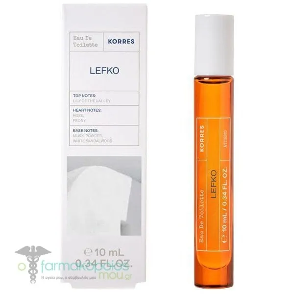 Korres Eau De Toilette Lefko Γυναικείο Άρωμα, 10ml