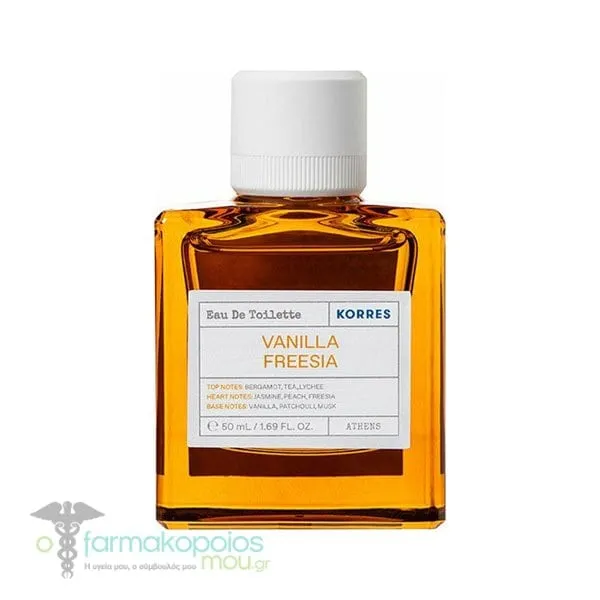 Korres Vanilla Freesia Eau de Toilette, 50ml