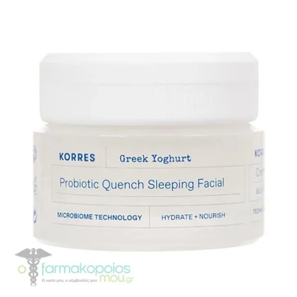 Korres Greek Yoghurt Probiotic Quench Sleeping Facial, 40ml