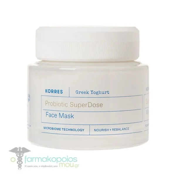 Korres Greek Yoghurt Probiotic Superdose Face Mask, 100ml