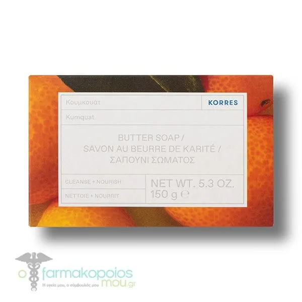 Korres Kumquat Butter Soap, 150gr