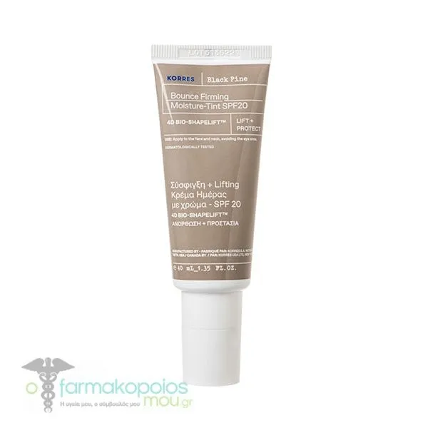 Korres Black Pine Bounce Firming Moisture-Tint SPF20, 40ml