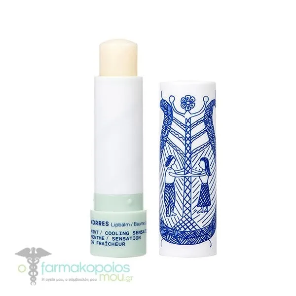 Korres Lip Balm Mint Cooling Sensation, 4.5g