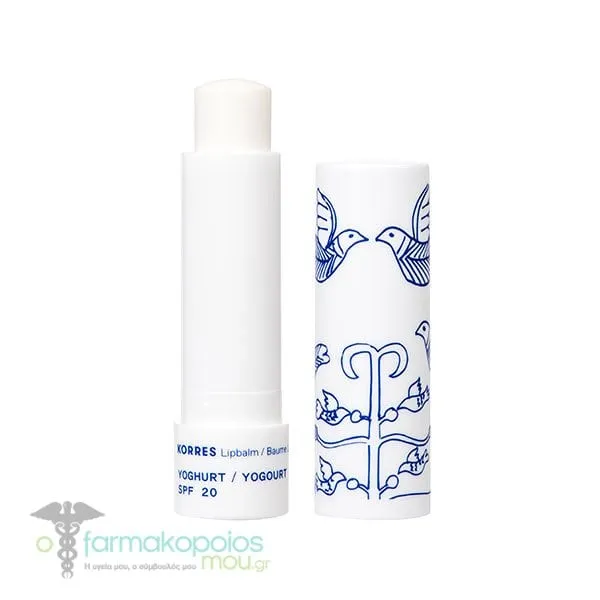 Korres Lip Balm Yoghurt SPF20, 4.5g