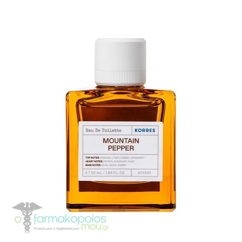 Korres Mountain Pepper Eau De Toilette, 50ml