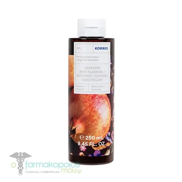 Korres Renewing Body Cleanser Pomegranate Grove, 250ml
