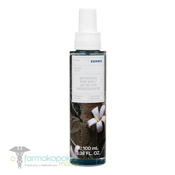 Korres Refreshing Body Mist Jasmine, 100ml