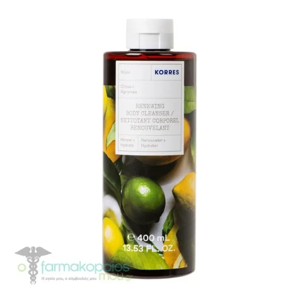 Korres Renewing Body Cleanser Citrus, 400ml