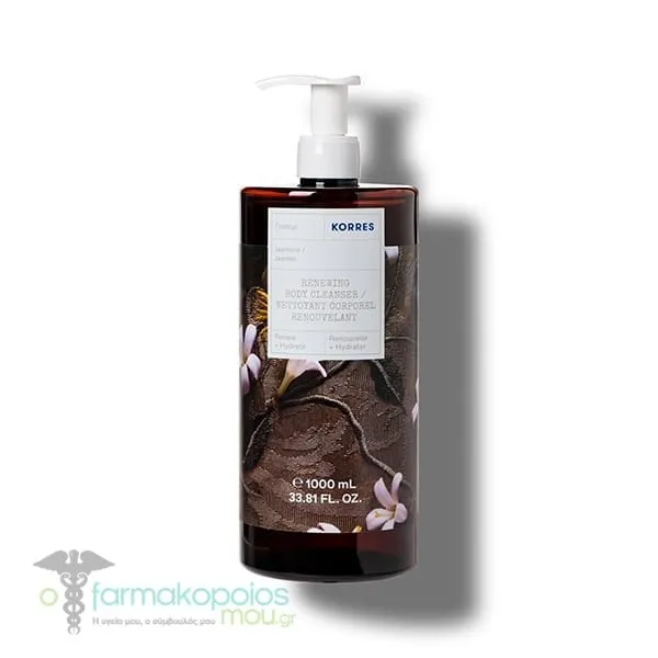 Korres Renewing Body Cleanser Jasmine, 1000ml