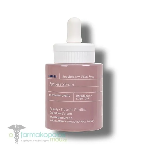 Korres Apothecary Wild Rose Spotless Serum, 30ml