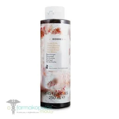 Korres Showergel White Blossom, 250ml