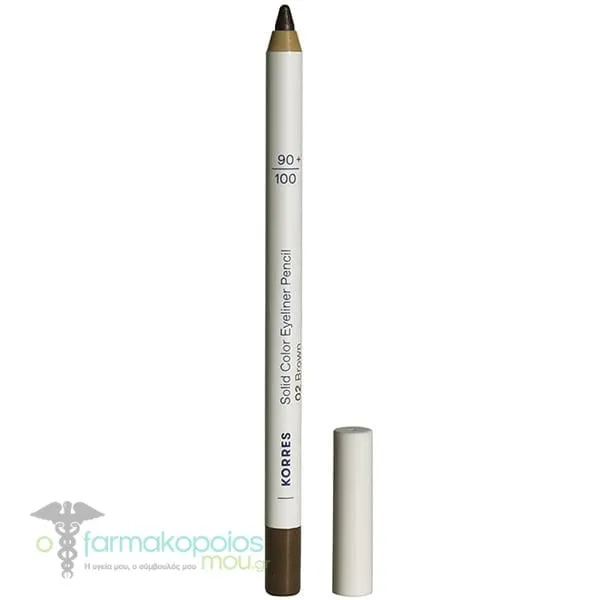 Korres Solid Color Eyeliner Pencil Μολύβι Ματιών, 1.2g - 02 Brown