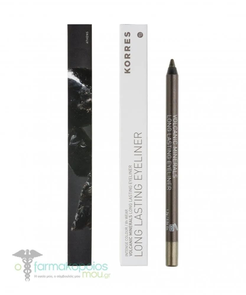 Korres Volcanic Minerals Long Lasting Eyeliner No. 05 Olive Green, 1.2gr