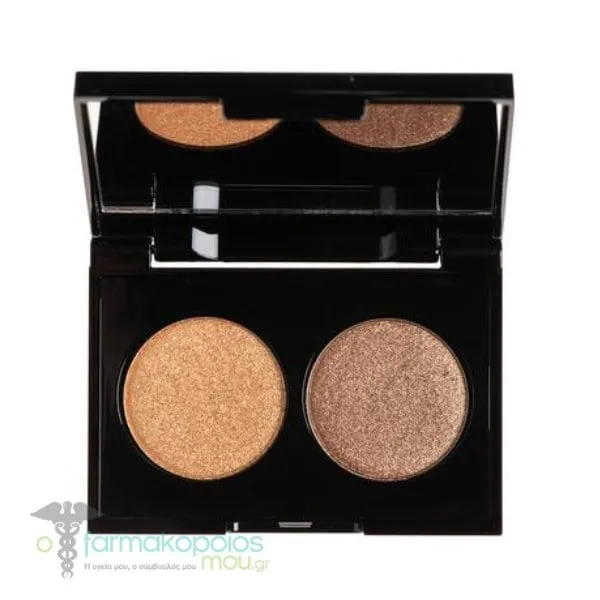 Korres Volcanic Minerals Velvet Dual Eyeshadow Palette - Golden Amber 28, 3g