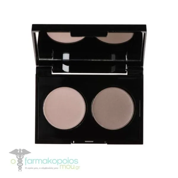Korres Volcanic Minerals Velvet Dual Eyeshadow Palette - Grey Taupe 38, 3g