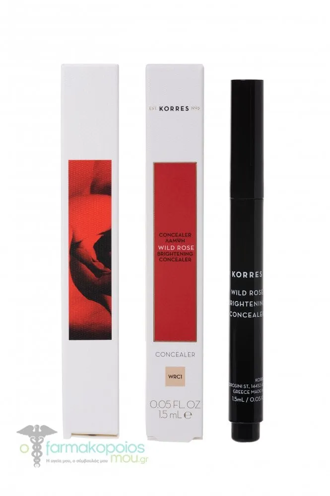 Korres Wild Rose Brightening Concealer WRC1, 1.5ml