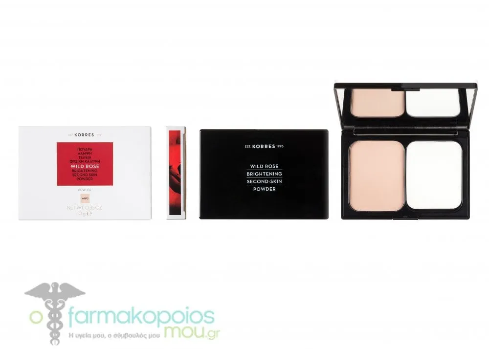 Korres Wild Rose Brightening Second-Skin Powder WRP2, 10g