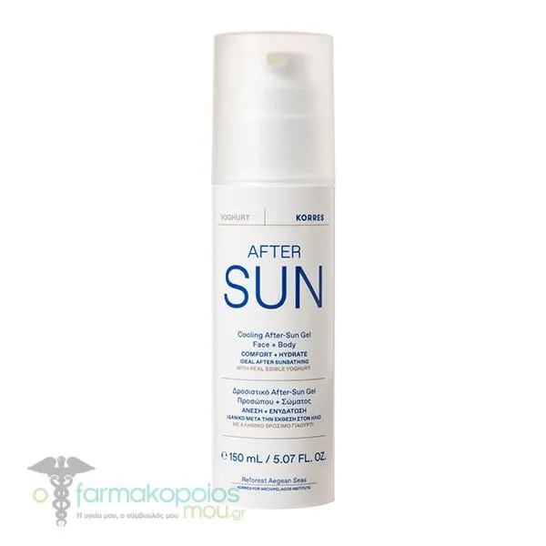 Korres Yoghurt Cooling After-Sun Face & Body Gel, 150ml