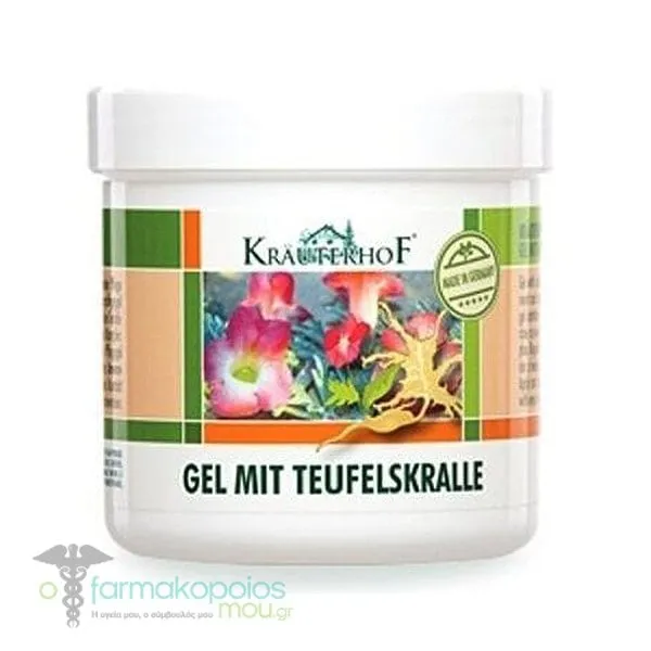 Krauterhof Gel with Devil's Claw & Eucalyptus for Muscle & Joint Pain, 250ml