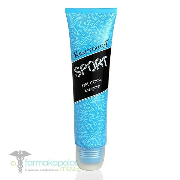 Krauterhof Sport Gel Cool Cooling Gel for Athletes for Muscle & Joint Pain, 150ml