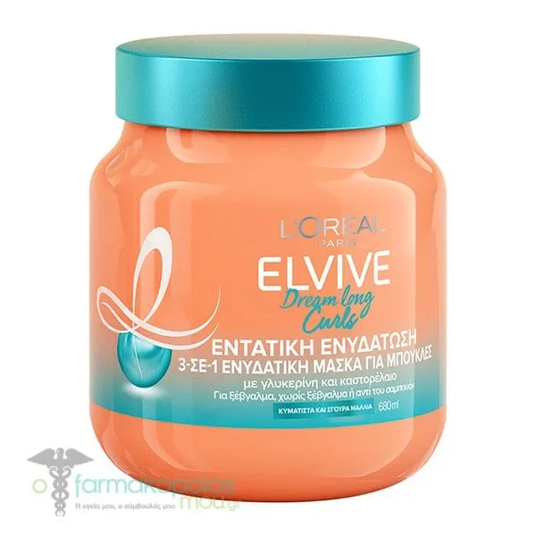 L Oreal Paris Elvive Dream Long Curls Mask Μάσκα για Σγουρά Μαλλιά, 680ml