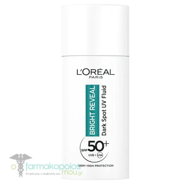 L'Oreal Paris Bright Reveal Dark Spot UV Fluid SPF50+, 50ml