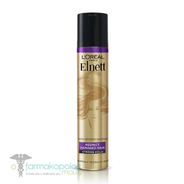 L'oreal Paris Elnett Respect Damaged Hair Strong Hold, 200ml