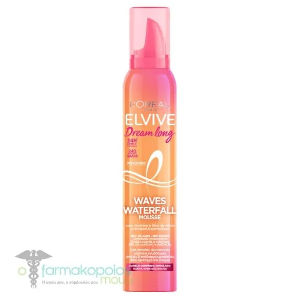 L'Oreal Paris Elvive Dream Long Waves Waterfall Mousse, 200ml