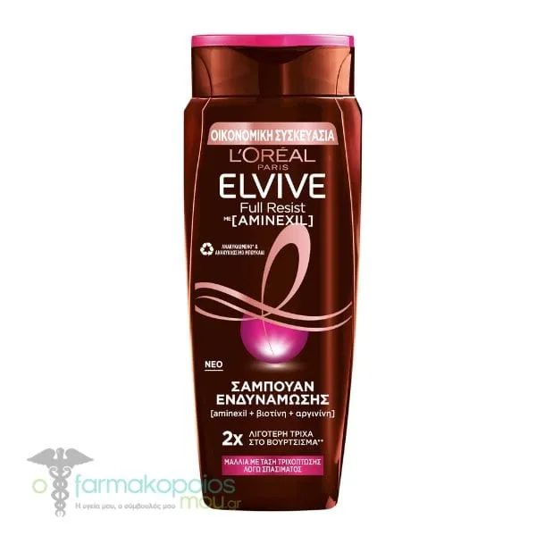 L'Oreal Paris Elvive Full Resist Aminexil Reinforcing Shampoo, 700ml