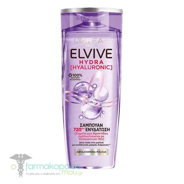 L'Oreal Paris Elvive Hydra Hyaluronic Shampoo, 700ml