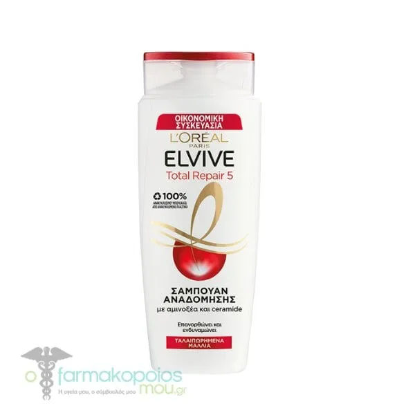 L'Oreal Paris Elvive Τotal Repair 5 Shampoo, 700ml
