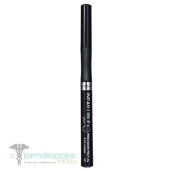 L'Oreal Paris Infaillible 24h Grip Precision Felt Eyeliner, 4ml - 01 BLACK
